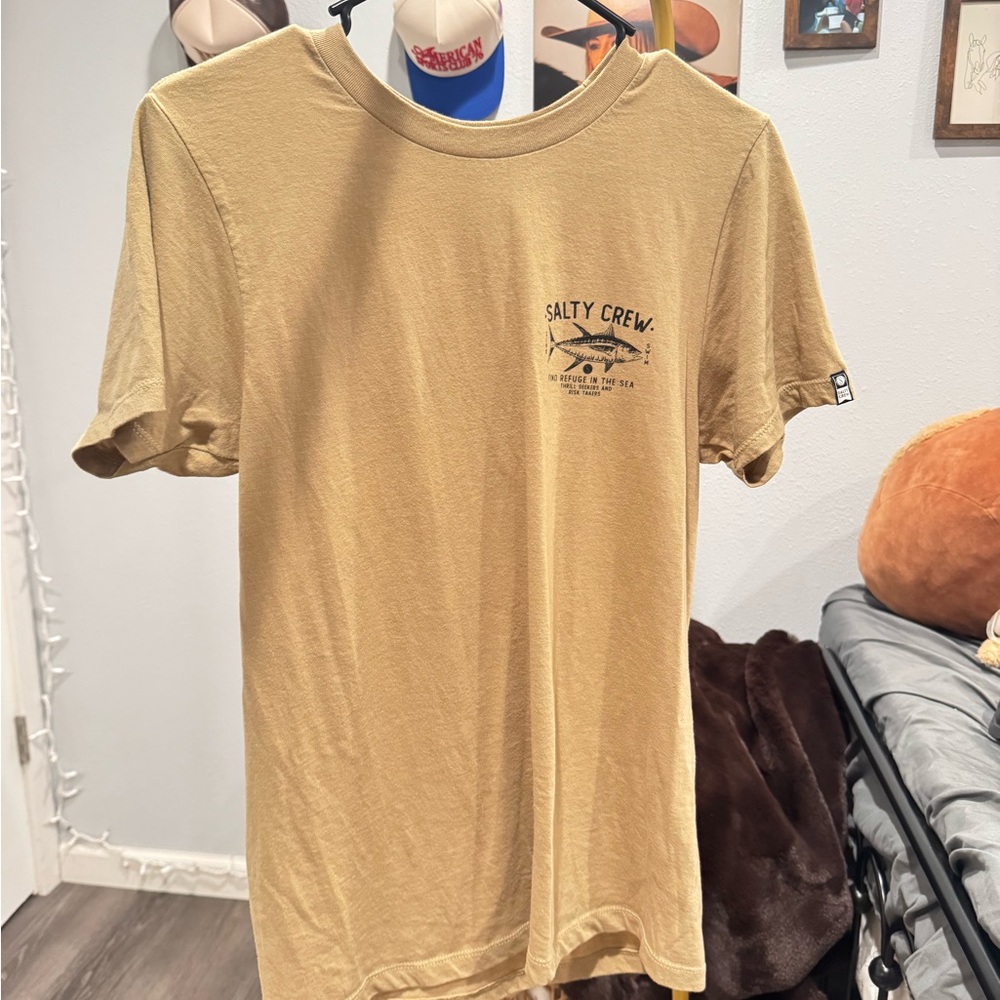 Salty Crew Mustard Short Sleeve Tee